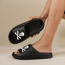 个性拖鞋男士夏季2025新款防滑室内大码高档时尚厚底凉拖男式夏天