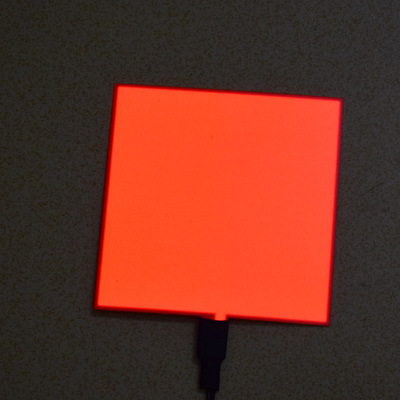 Other EL Backlight Sheet Cuttable Ultra-Thin Light-Emitting Panel 12V LED (Cold light sheet) - red-1010cm-battery-box