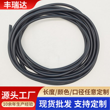 PVC黑色管 厂家供应耐高温雾面电源线保护管消毒电器PVC管