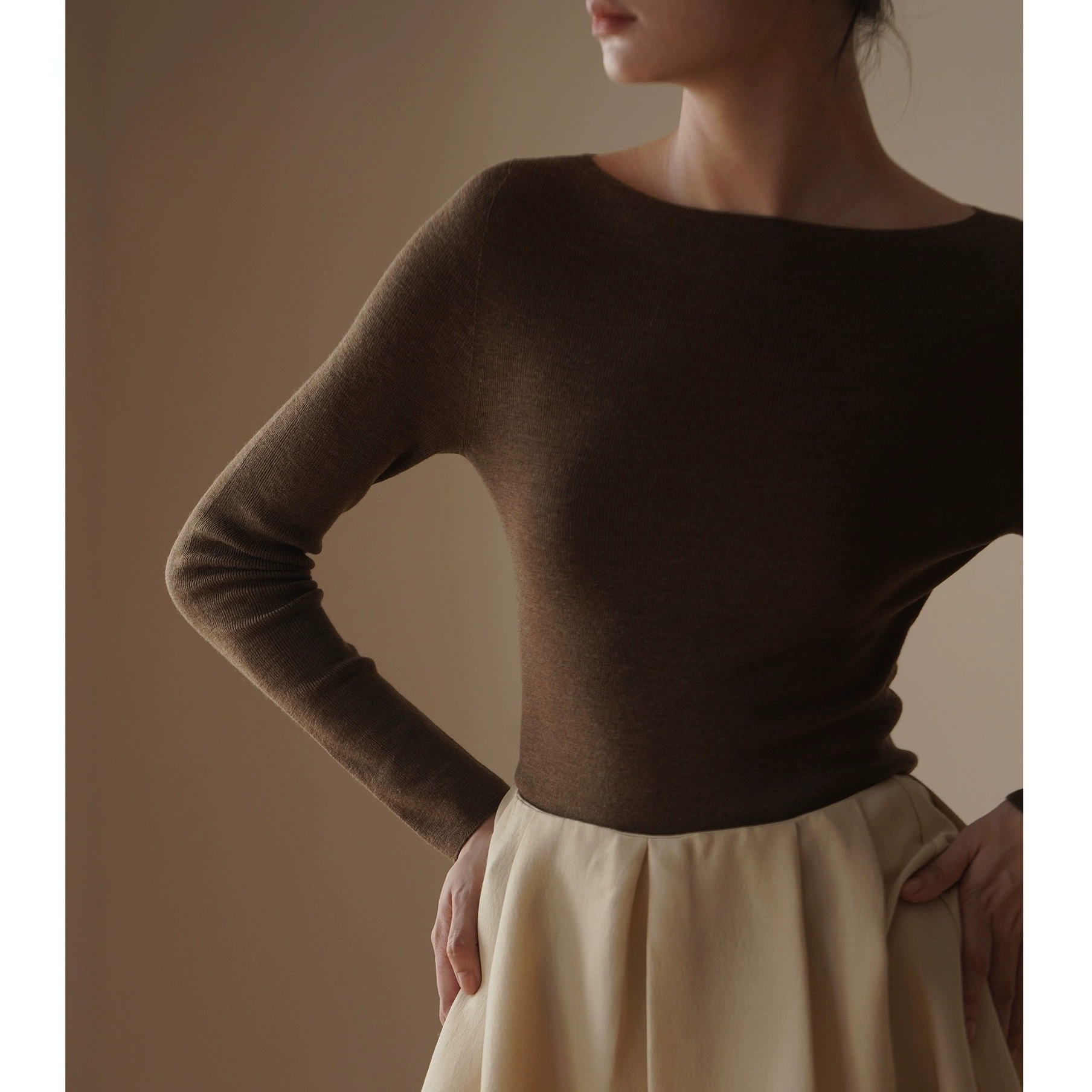 Бесшовная цельная пряжа Янцзы шерсть JI тонкий и легкий воротник