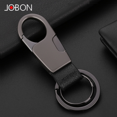 Jobon China Car Keychain Men's Waist Hanging Simple Side Press Keychain Pendant Factory Direct Sales 028