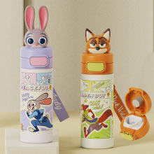 迪士尼疯狂动物城儿童保温杯316不锈钢男女学生高颜值直饮水杯