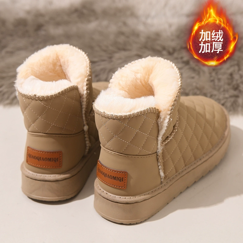 High winter boots, keep warm footwear