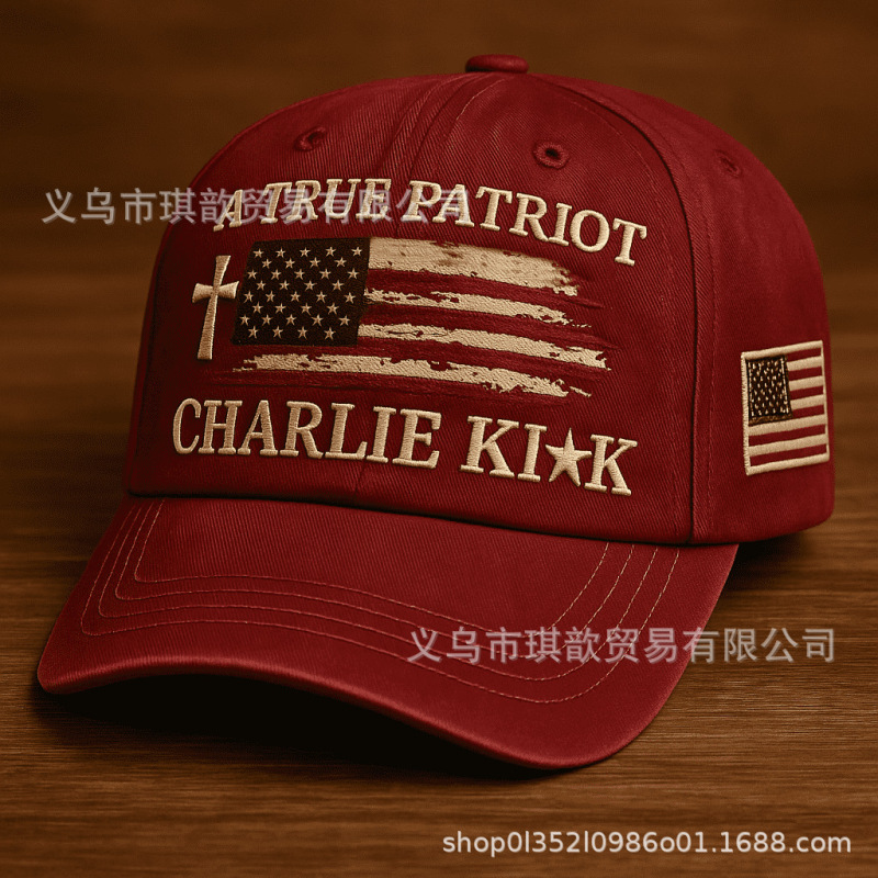 2025新款A True Patriot - Commemorative Cap刺绣鸭舌帽厂家批发|undefined