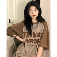 �����t��Ů����oversize��ʽ���Ź���װ����ins������ƴ�Ӷ�����