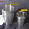 Metal wineglass stainless steel, coffee high quality cup with glass, wholesale