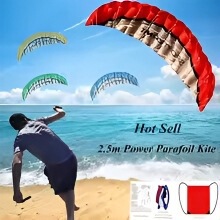 High Quality 2.5m Dual Line 4 Colors Parafoil Parachute�羳