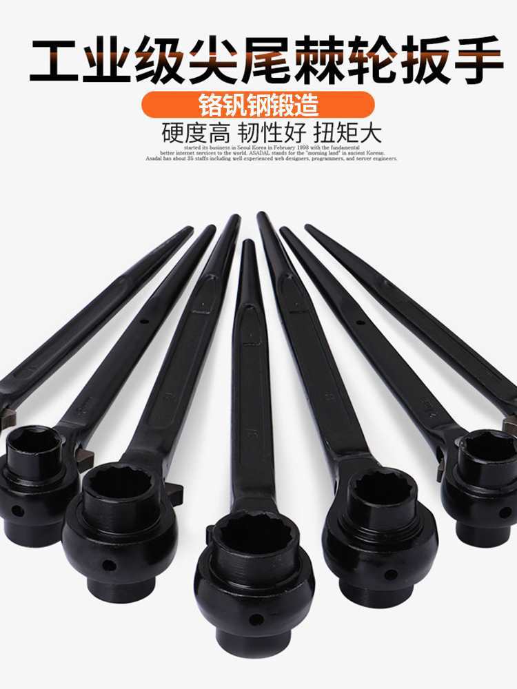 尖尾棘轮扳手快速套筒工具大全套装梅花快板板手多功能自动小
