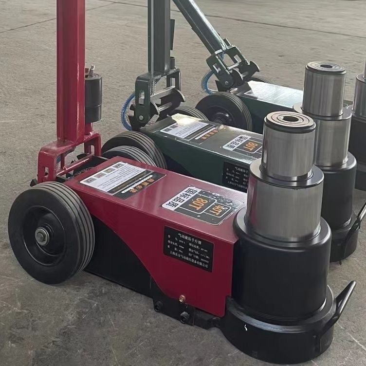 国标卧式气动千斤顶80吨100T液压气压顶120吨50t大车汽修千斤顶