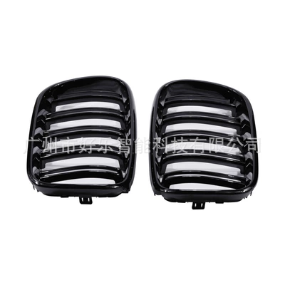 Factory direct supply, suitable for BMW X3 F25 2011-2013, glossy black double-line car modification grille (Zhongwang) - mb-ws082-zhongwang-glossy-black-double-line