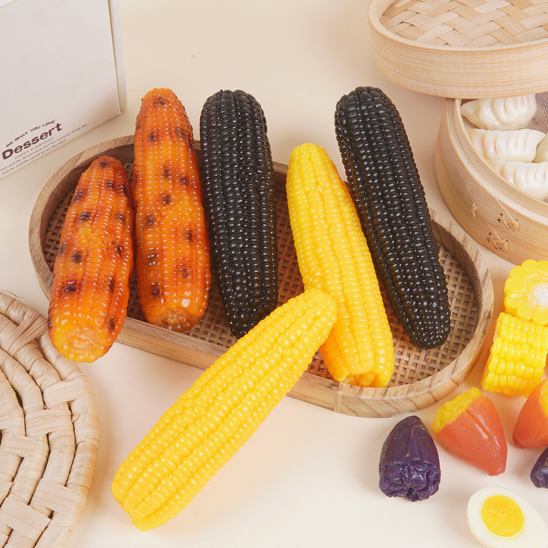 1:1 Scale Realistic Corn Cob Model Pvc Simulated Food Roasted Corn Fake Corn Prop for Film and Television Photography Decoration 1:1 Scale Realistic Corn Cob Model Pvc Simulated Food Roasted Corn Fake Corn Prop for Film and Television Photography Decoration