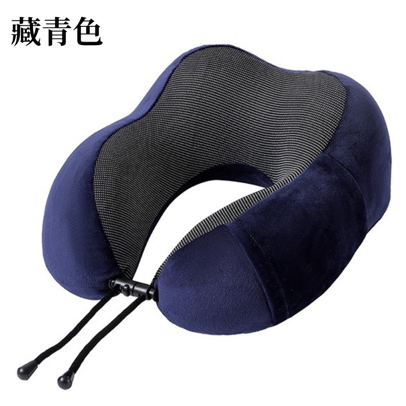 Verano helado sensación fría protección de cuello almohada en forma de U portátil almacenable memoria almohada de cuello de algodón almohada de avión almohada al por mayor existencias