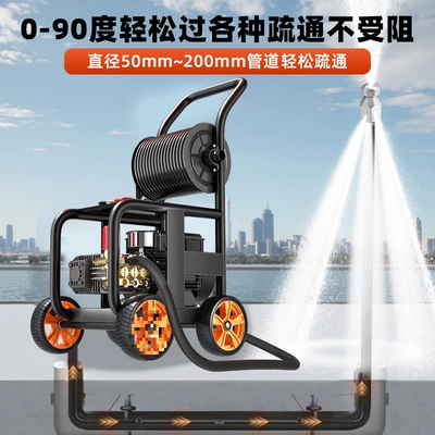 High pressure car wash water gun: Pipe Cleaning Water Gun Household