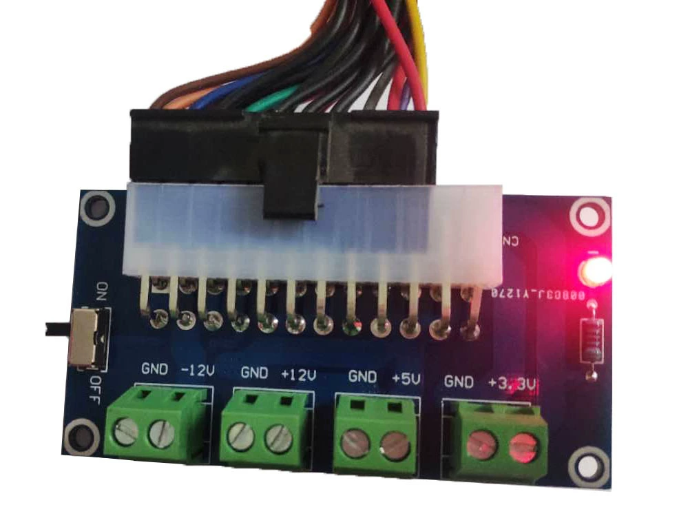 Адаптер выходной мощности настольного компьютера плата Монтажная плата питания DIY блок питания небольшой размер интерфейсный выход