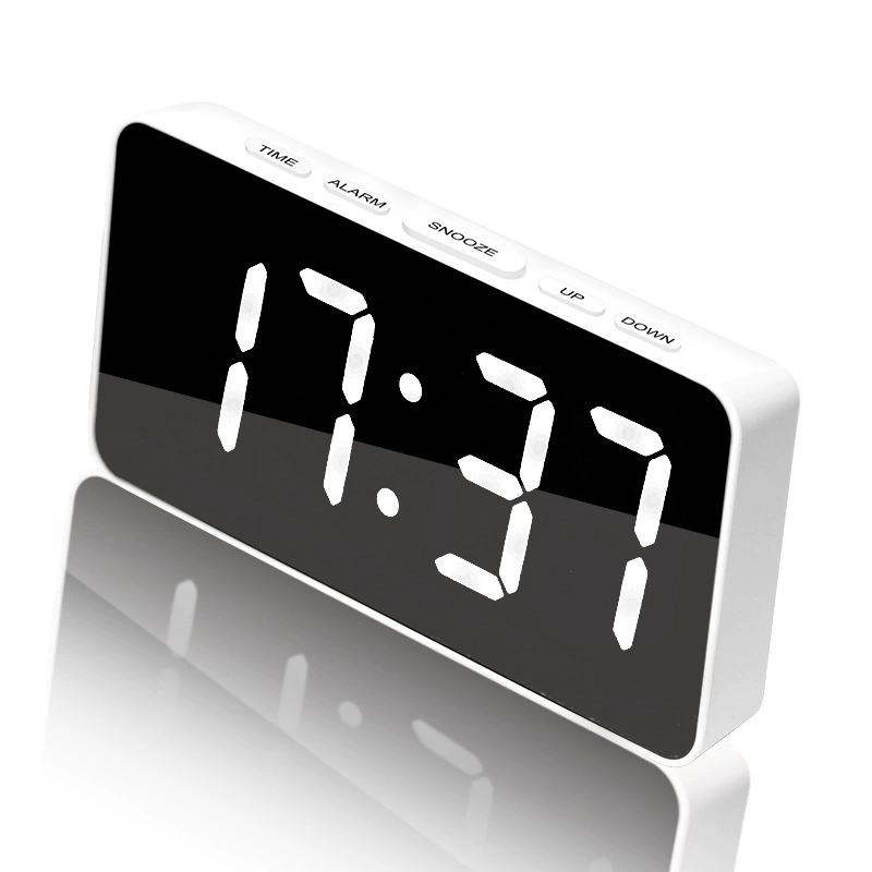 The new colorful vibration vibration electronic clock deafness and dumb people shake the alarm clock perpetual calendar, the calendar living room, the large screen of the big screen