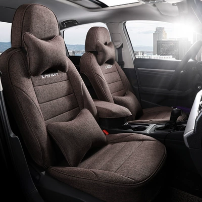 Sedan, Full Surround, Simple and – Modelə uyğun (Original) oturacaq örtükləri - coffee-deluxe-edition-remarks-model-year