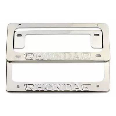 125 Motorcycle Modification Accessories Front and Rear License Plate Covers Universal Stainless Steel License Plate Frame Electric Vehicle License Plate Holder (Nömrə qabı) - motorcycle-stainless-steel-license-plate-holder-honda-character