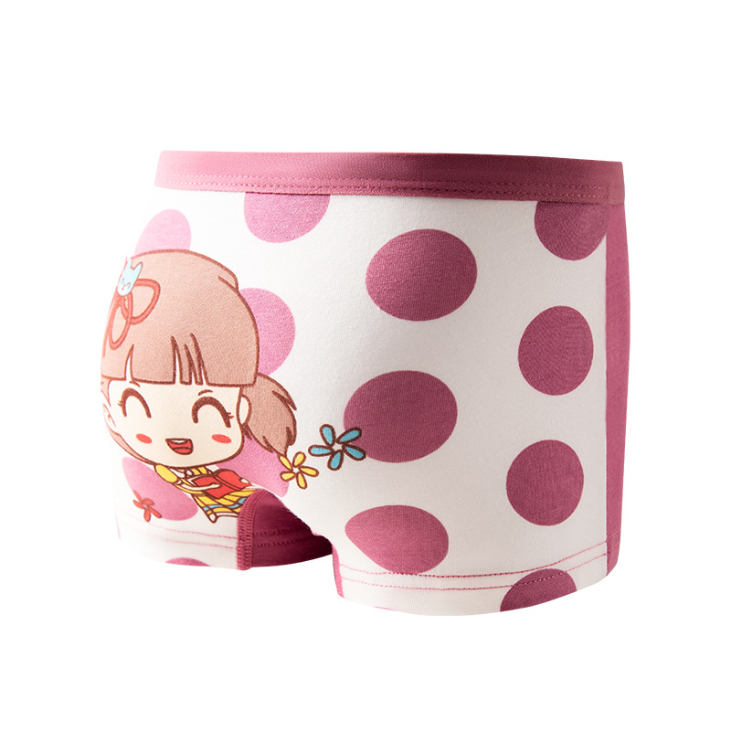 Los calzoncillos del boxeador de las muchachas finas del verano clasifican un algodón puro pequeño mediano y grande