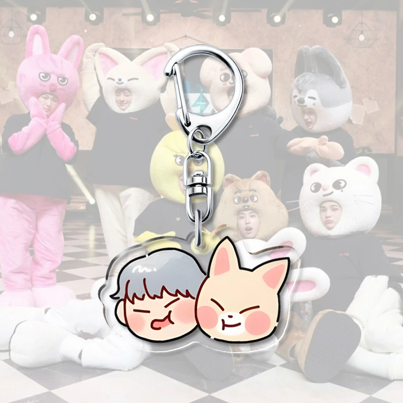 Acrylic keychain, doll, cartoon pendant