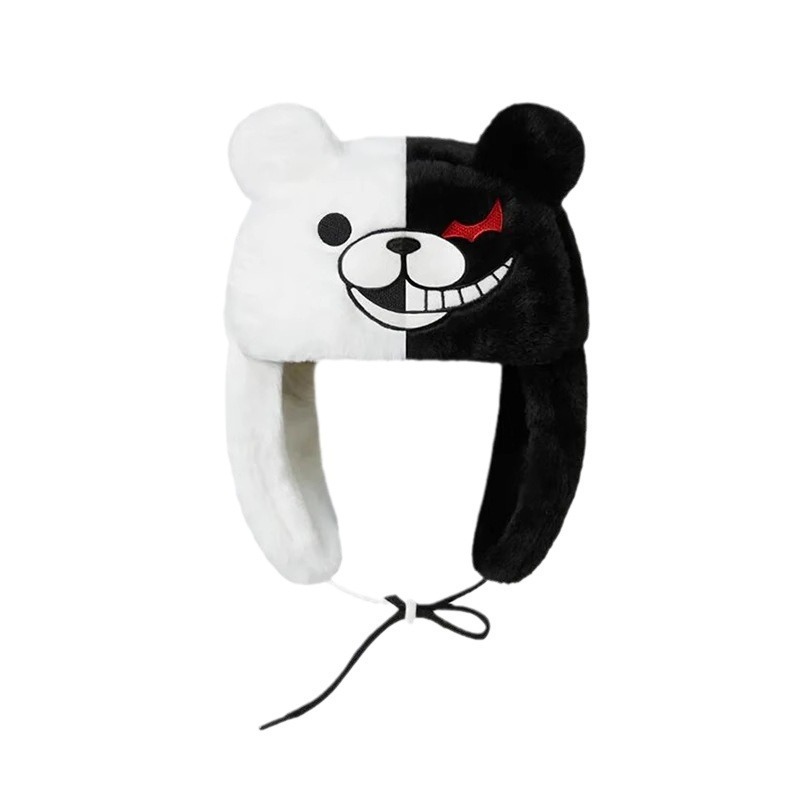 Inventario transfronterizo otoño y invierno nuevo gorro de dibujos animados engrosado para hombres y mujeres lindos gorro de protección de oídos caliente gorro de pelusa fría gorra