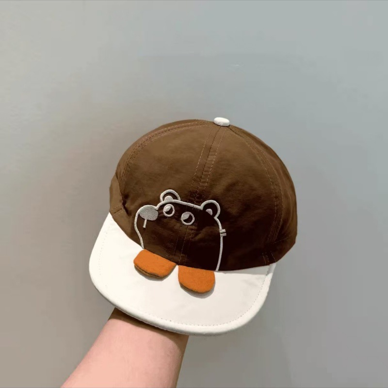 Sombreros para bebés primavera y verano gorra delgada gorra de lengua de pato para bebés y bebés gorra de protección solar de secado rápido gorra de béisbol para hombres y mujeres