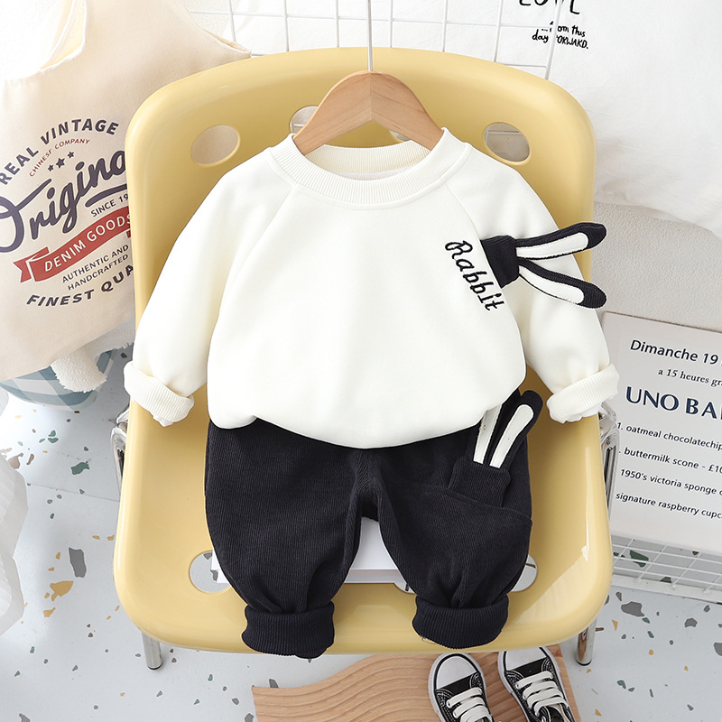 Vauvan asu pojille tytöille 2024 uuden tyylin lasten kevät ja tyylikkäät päällysvaatteet syksyn urheilu kaksiosainen setti_voghion.com