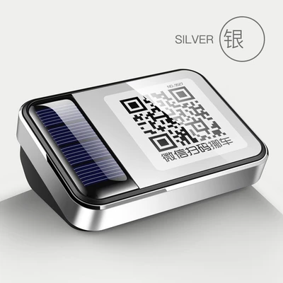 move car two-dimensional code phone – Nömrəli dayanma kartı - v3-with-light-silver-85732cm
