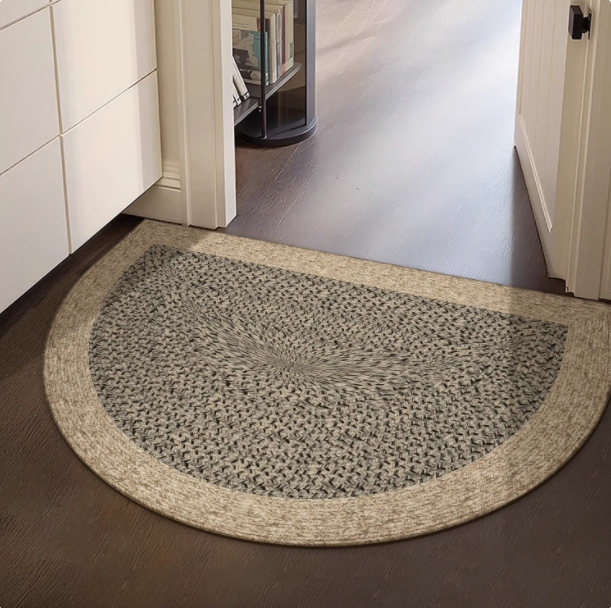 Semi-Circular Floor Mats, Entrance Door Floor Mats, Entrance Door Non-Slip Floor Mats, Foyer Entrance, Stain-Resistant and Easy-Care Carpets Semi-Circular Floor Mats, Entrance Door Floor Mats, Entrance Door Non-Slip Floor Mats, Foyer Entrance, Stain-Resistant and Easy-Care Carpets
