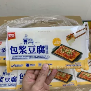 美好 Тофу в кляре 340г*28 пакетов/шт. Ингредиенты для жареных закусок в горячем горшке Быстрозамороженный жареный тофу