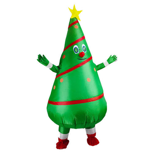 Cross-border new product party props Christmas doll snowman inflatable model Christmas tree skirt decoration Christmas tree inflatable costume