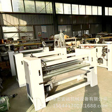 供应1350型密度板贴膜机 防撞板贴面机 双组份聚氨酯木饰面平贴