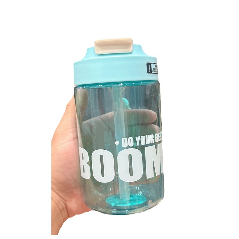 Xinbeidi 7010 taza de agua paja niñas verano gran capacidad estudiante portátil deportes portátil taza de plástico