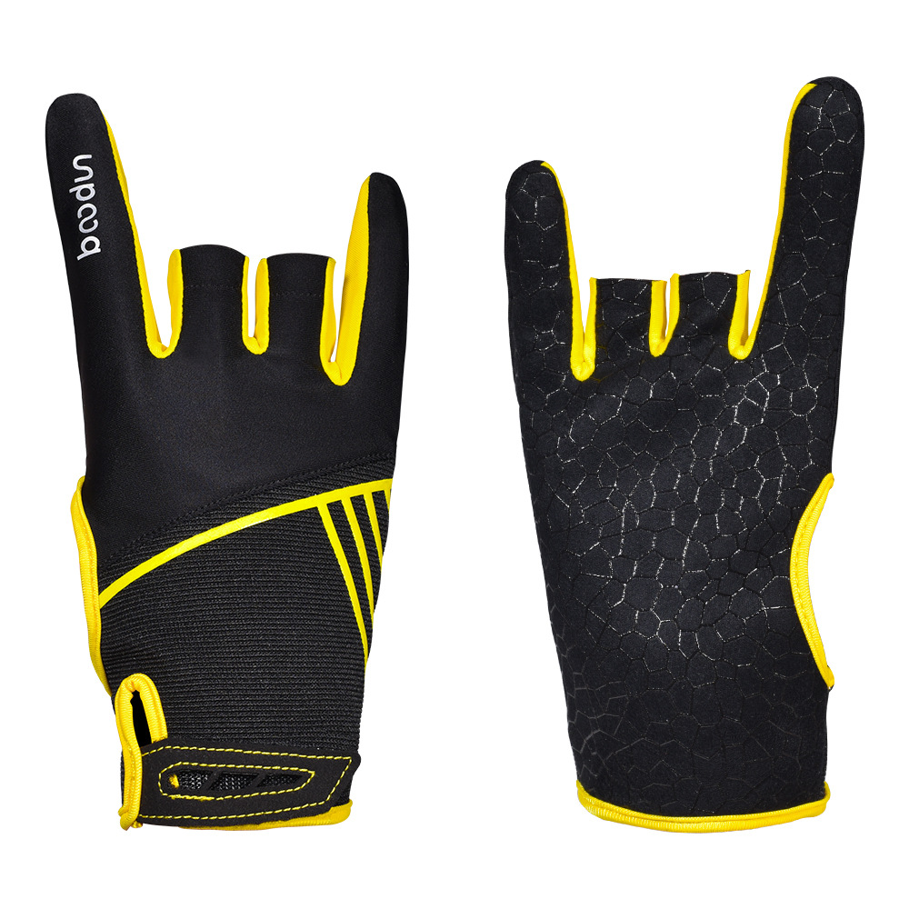 Guantes de bolos Burton, guantes sin dedos para curling, entrenamiento de bolos y competición, guantes protectores antideslizantes