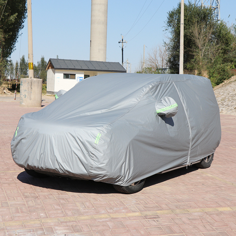Car Clothing Full Cover Car Cover Velvet Thickened Car Clothing Car Cover Wholesale Cross-Border Sun Protection and Heat Insulation Carcover