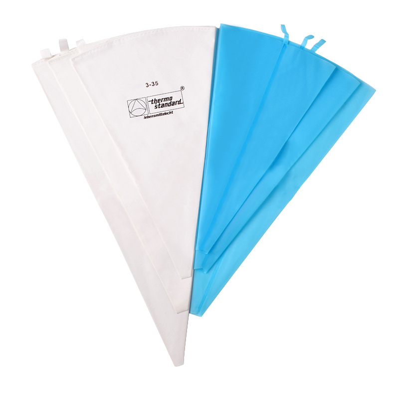 Beike TPU pastelería bolsa de crema Pastel de galletas pastelería bolsa de boquilla bolsa de compresión blanco naranja engrosada uso repetido