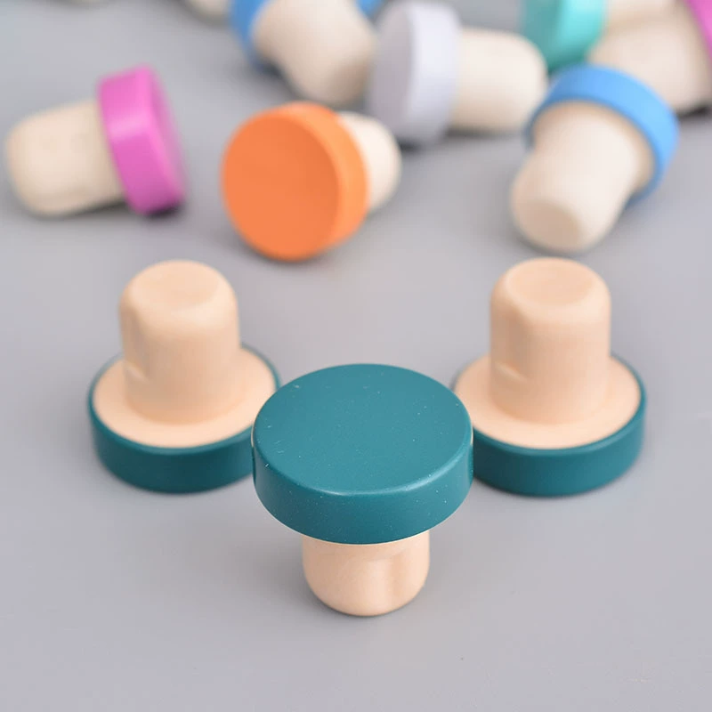 Оптовая винная пробка полимерной бутылки Пробка бутылка Красного вина T Тип Sedo цветная пробка из полимерного стекла