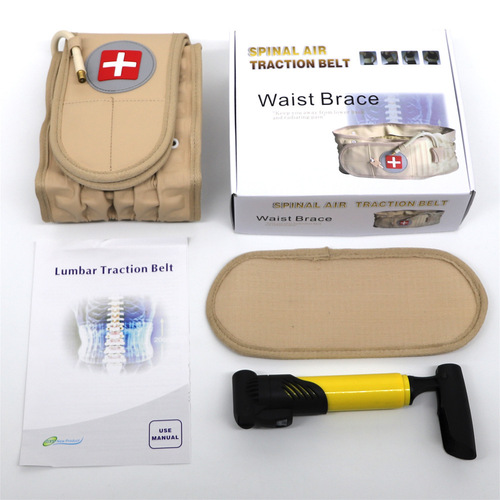 Amazon waist support inflatable support belt lumbar protrusion traction device lumbar traction waist support suitable for adults and the elderly