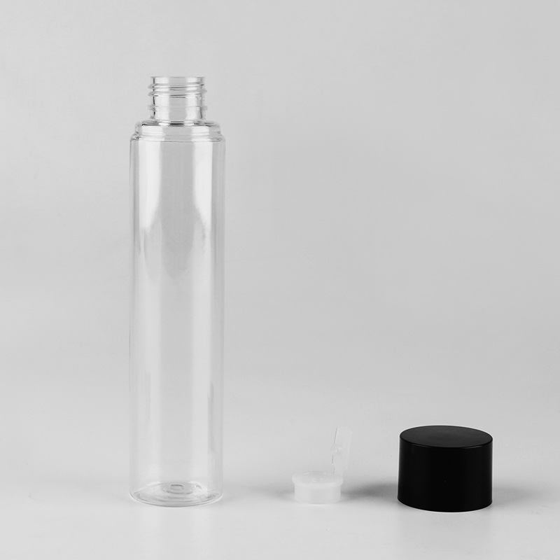 150ml transparente de doble capa botella de la tapa botella de la loción de la botella de plástico PET sub-botella cosmética