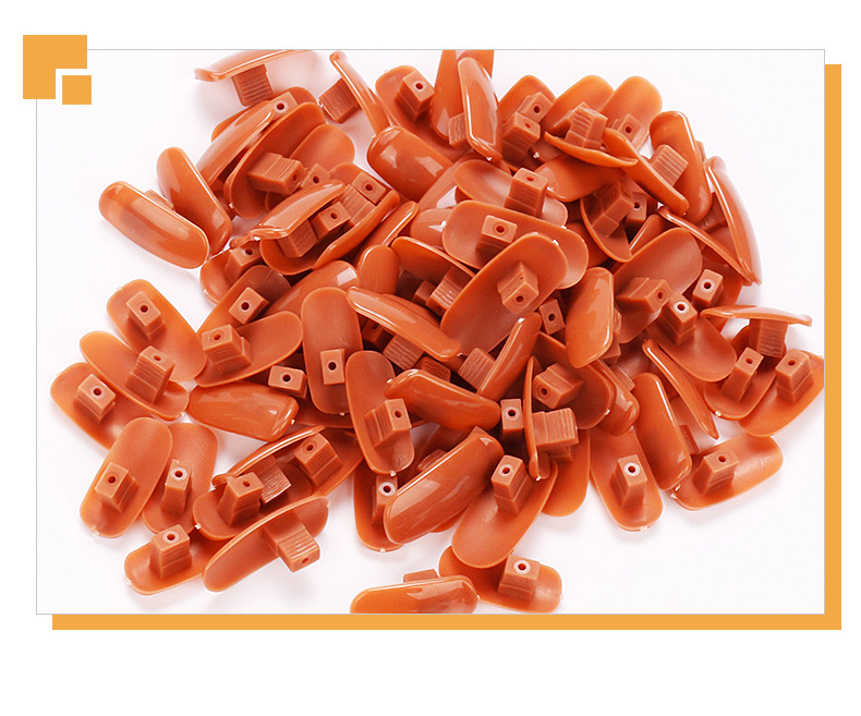 Casual, Simple Style Style Nail Art Non-Standard Joint Practice Prosthetic Hand Flexible Movable Model Mechanical Prosthetic Hand With Bracket 100P Nail Tip