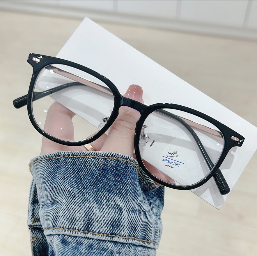 2024 new trend big frame anti -Blu -ray flat -light mirror fashion…