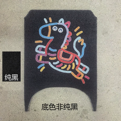 No.9 M1 85 electric scooter: Electric vehicle foot mat - taking-off-immediately-no9-m1100m185