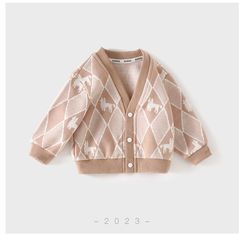 DUUDUU Fashion Baby Clothes Spring and Autumn Style Trendy Baby Jacket Outing Cardigan Children Knitwear