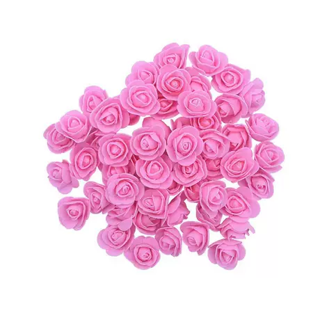 Glitter foam roses