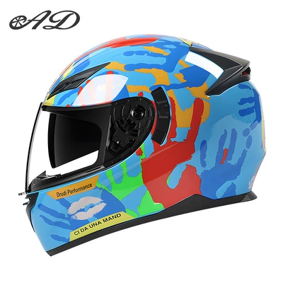 Motosiklet kaskı (dəbilqə) — Four-Season Safety Helmet Led Taillight