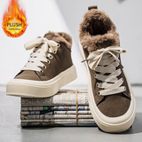 Флисовые демисезонные кроссовки, удерживающие тепло туфли, повседневная обувь, (Трансграничная торговля), большой размер