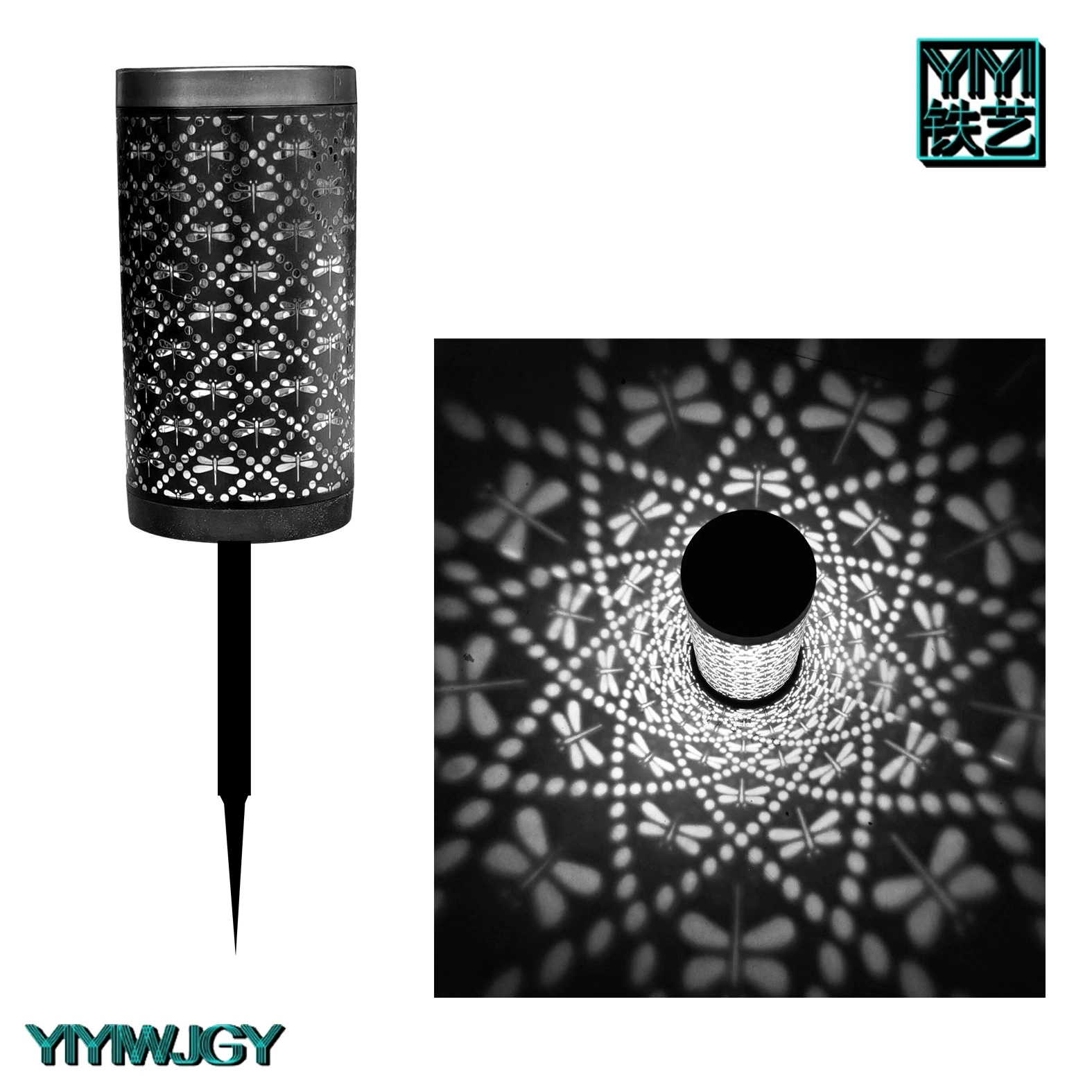 Travel garden lights solar-powered, table lamp for gazebo, (Cross-border trading)