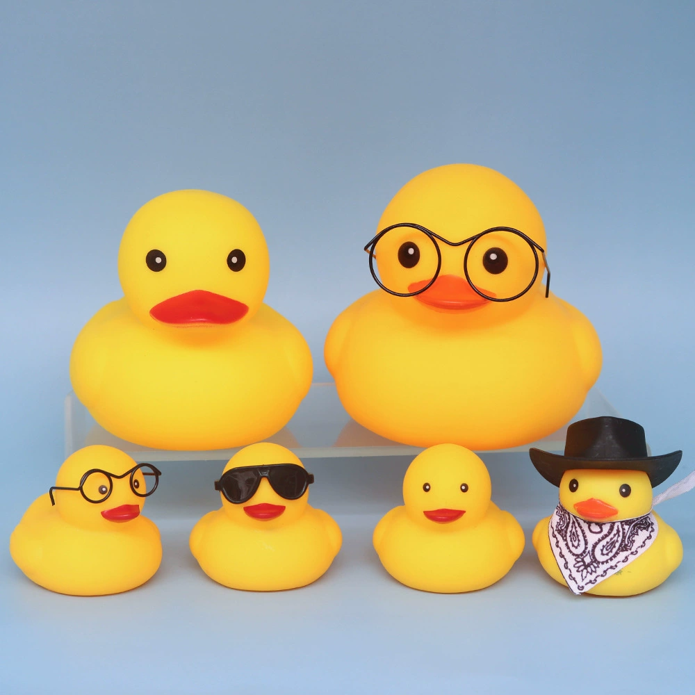 B.Duck, игрушка для купания в воде, плавательный бассейн, молочный чай, антистресс, издаёт звуки, утка, подарок на день рождения