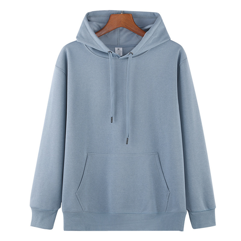 300g suéter con capucha para hombre pesado, suéter con capucha de otoño e invierno, suéter de manga larga de algodón, camisa de manga larga, chaqueta de tendencia