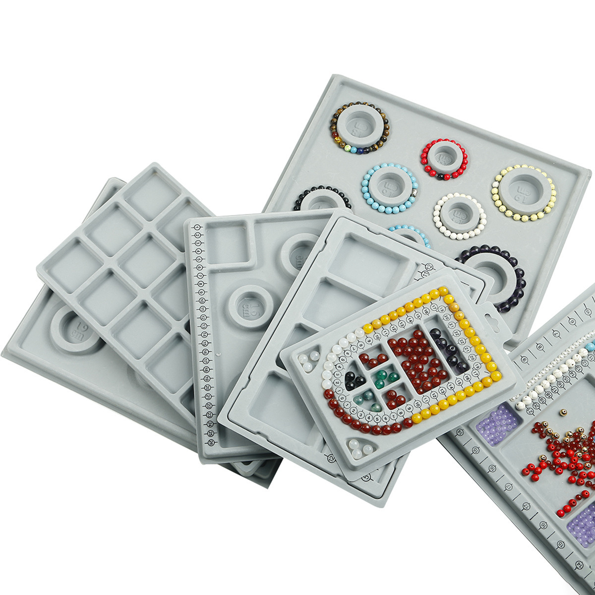 Material PE joyería de flojo hecha a mano DIY diseño de cuerdas de disco collar de cuentas artículos de cuentas a granel cuentas disco vacío image 3