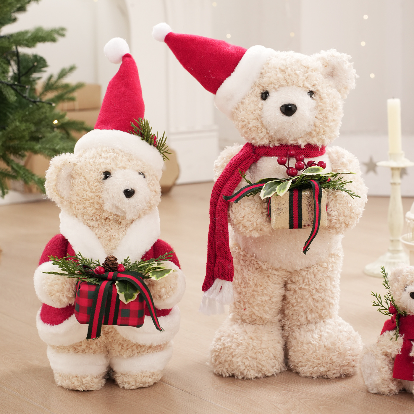 Nuevo bufandas de Navidad Teddy Teddy